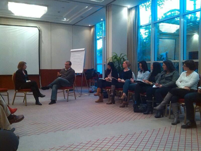 Momentos de la rueda de Coaching en Santiago de Compostela